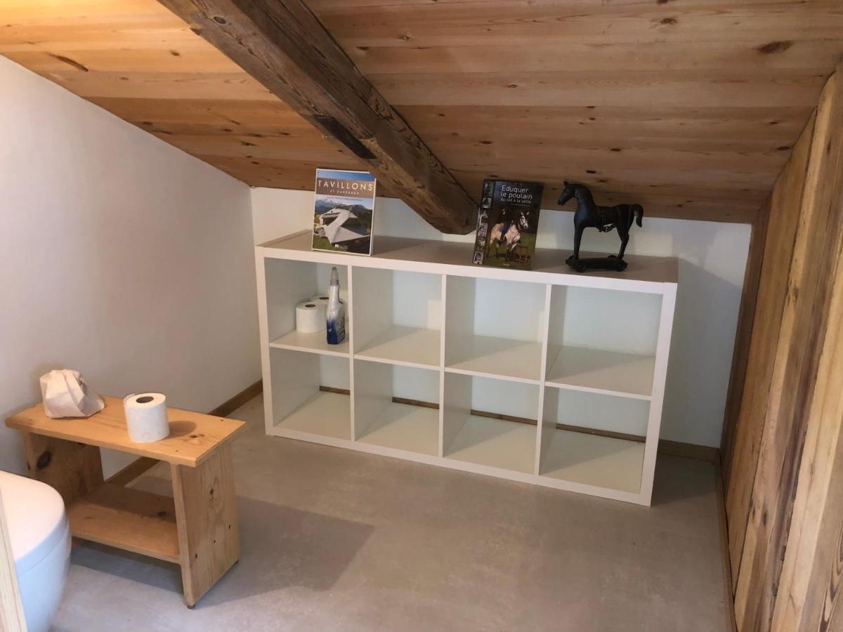 Serenite Et Nature Dans Une Ferme Equestre - Studio Familial Massonnens Extérieur photo